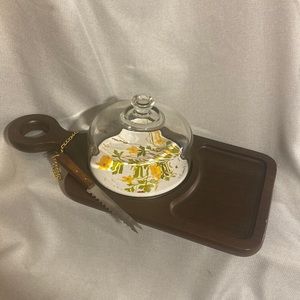 Vintage Goodwood Cheese Board With Dome